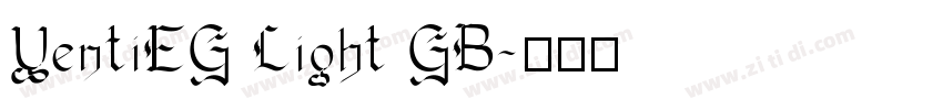 YentiEG Light GB字体转换